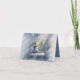 Tarjeta De Agradecimiento Muñeco de nieve alegre 4 x 5.6"