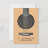 Music Art A Guitar With No Strings