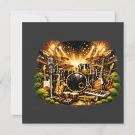Tarjeta De Agradecimiento Musical Equipment