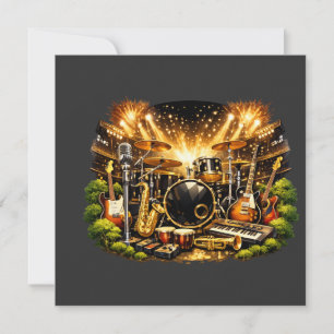 Tarjeta De Agradecimiento Musical Equipment