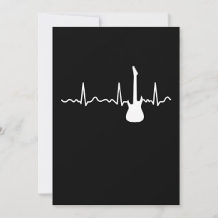 Tarjeta De Agradecimiento Músico Guitarrista Corazón Música Guitarrista G