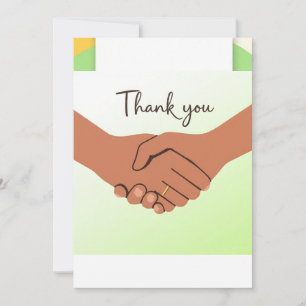Tarjeta De Agradecimiento Muy buen diseño para 