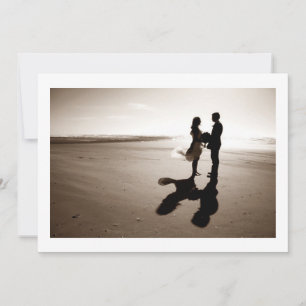 TARJETA DE AGRADECIMIENTO MUY ÚNICO BODA GRACIAS DESDE B/G