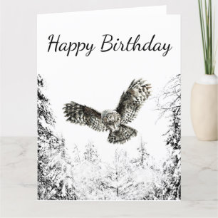 Tarjeta De Agradecimiento Nacimiento Acuarela Sorprendente Bird Naturaleza A