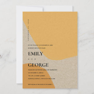 TARJETA DE AGRADECIMIENTO NARANJA ABSTRACTO MODERNO RUST NOS ATACAMOS LA TAR