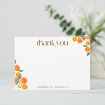 Naranja Citrus Fruit Bridal Shower Personalizado