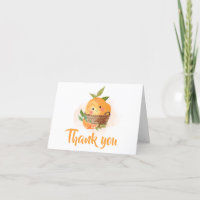 Naranja Citrus Little Cutie Baby Shower
