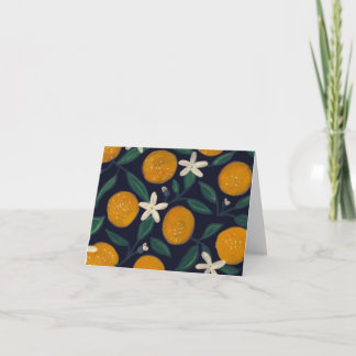 Tarjeta De Agradecimiento Naranja estás contento