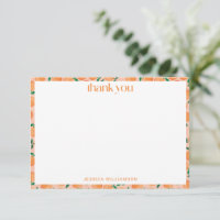 Naranjas de Verano Frutas Acuarela Rosa Baby Showe