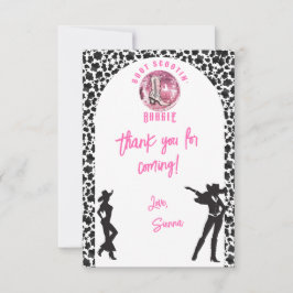 Tarjeta De Agradecimiento Nashville Cowgirl Disco Rodeo Bachelorette Weekend
