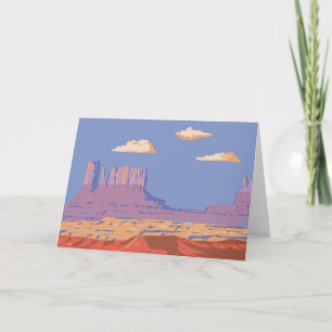 Tarjeta De Agradecimiento Navajo del Valle del Monumento