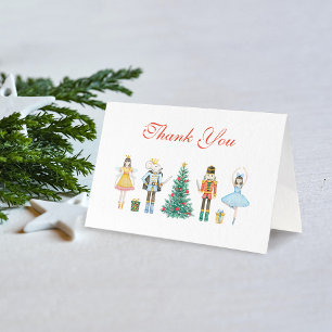 Tarjeta De Agradecimiento Navidad del Cascanueces