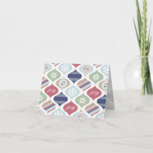 Tarjeta De Agradecimiento Navidad Retro Vintage de Lujo Felices Fiestas