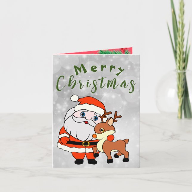 Tarjeta De Agradecimiento Navidades (Anverso)