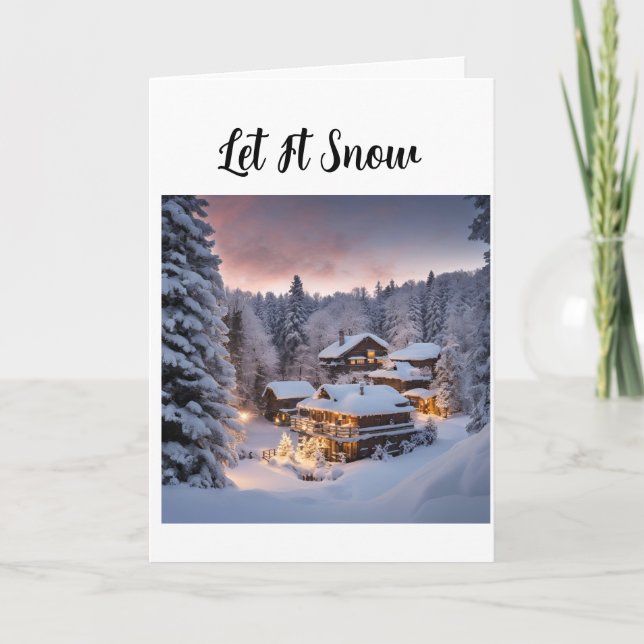 Tarjeta De Agradecimiento Navidades (Anverso)