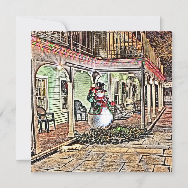 Tarjeta De Agradecimiento Navidades 2019001 (Anverso)