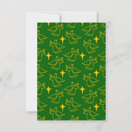 Tarjeta De Agradecimiento Navidades Angels