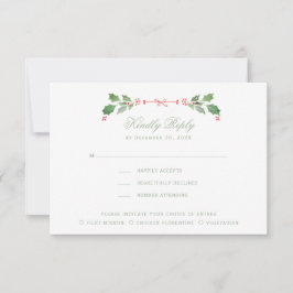 Tarjeta De Agradecimiento Navidades con Candy Cane Bow