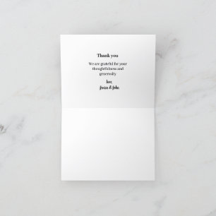 Tarjeta De Agradecimiento Navidades de gato rosado gracias