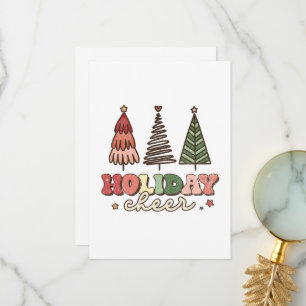 Tarjeta De Agradecimiento Navidades de Holiday Cheer