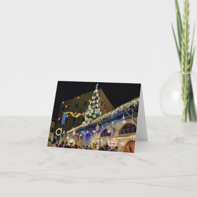 Tarjeta De Agradecimiento Navidades de la Ciudad Vieja (Anverso)