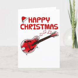 Tarjeta De Agradecimiento Navidades de Mandolin aceptan a músico folclórico