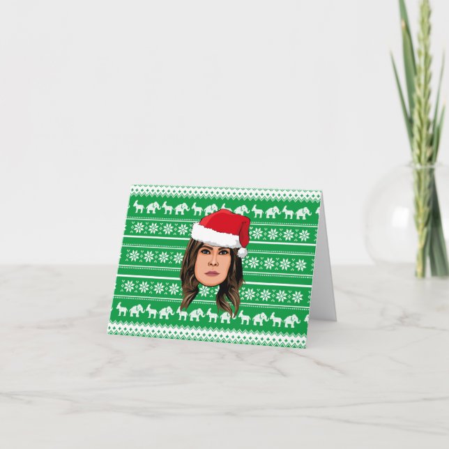 Tarjeta De Agradecimiento NAVIDADES de MELANIA TRUMP (Anverso)