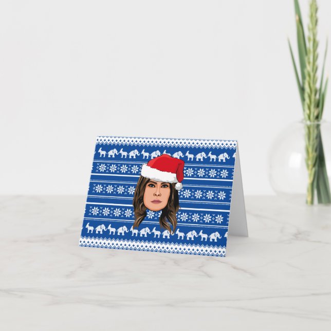 Tarjeta De Agradecimiento NAVIDADES de MELANIA TRUMP (Anverso)