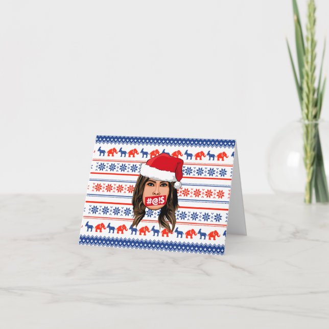 Tarjeta De Agradecimiento NAVIDADES de MELANIA TRUMP (Anverso)
