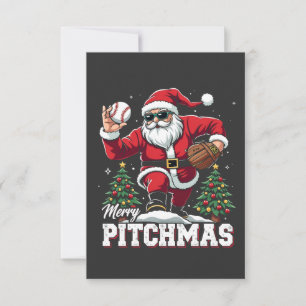 Tarjeta De Agradecimiento Navidades de Merry Pitchmas