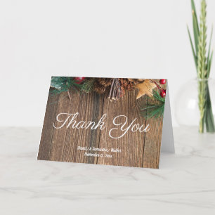 Tarjeta De Agradecimiento Navidades de países rusos gracias