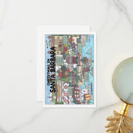 Tarjeta De Agradecimiento Navidades de Santa Bárbara