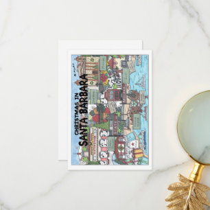 Tarjeta De Agradecimiento Navidades de Santa Bárbara