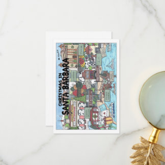 Tarjeta De Agradecimiento Navidades de Santa Bárbara