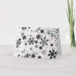 Tarjeta De Agradecimiento Navidades de Snowflakes