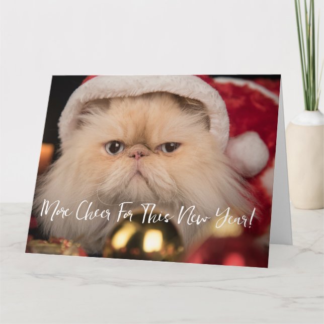 Tarjeta De Agradecimiento Navidades de texto e imagen personalizados diverti (Anverso)