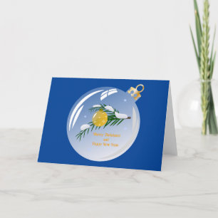 Tarjeta De Agradecimiento Navidades decorados se ramifican en baudible