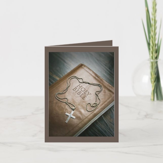 Tarjeta De Agradecimiento Navidades espirituales (Anverso)