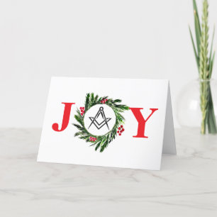 Tarjeta De Agradecimiento Navidades Freemason Masonic Mason Freemason