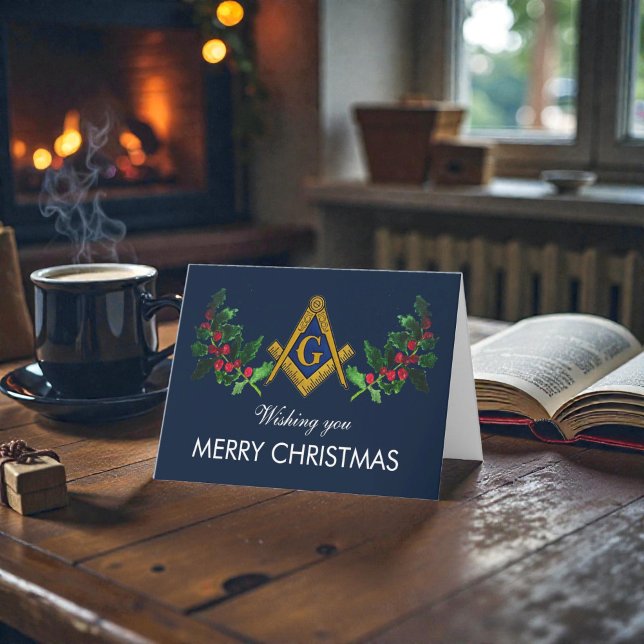 Tarjeta De Agradecimiento Navidades Freemason Masonic Mason Freemason (Subido por el creador)