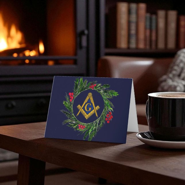 Tarjeta De Agradecimiento Navidades Freemason Masonic Mason Freemason (Subido por el creador)