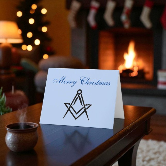 Tarjeta De Agradecimiento Navidades Freemason Masonic Mason Freemason (Subido por el creador)
