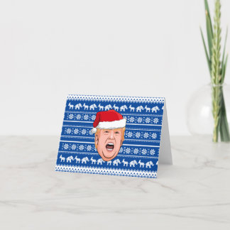 Tarjeta De Agradecimiento Navidades furiosos de Donald Trump