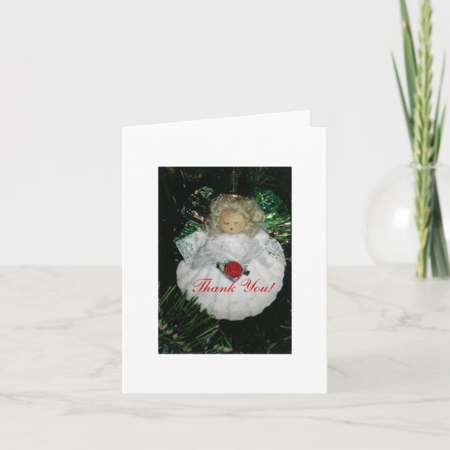 Tarjeta De Agradecimiento Navidades Gracias (Anverso)