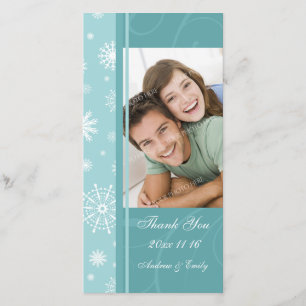 Tarjeta De Agradecimiento Navidades Gracias Cartas Fotográficas Bodas