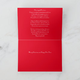 Tarjeta De Agradecimiento Navidades Joy Poetry