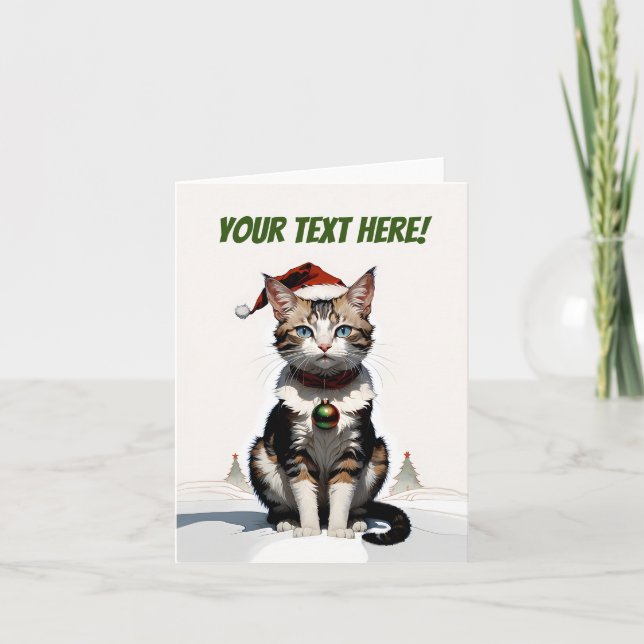 Tarjeta De Agradecimiento navidades lindos (Anverso)