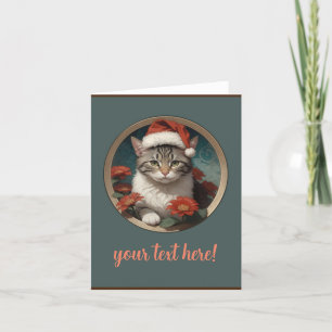 Tarjeta De Agradecimiento navidades lindos