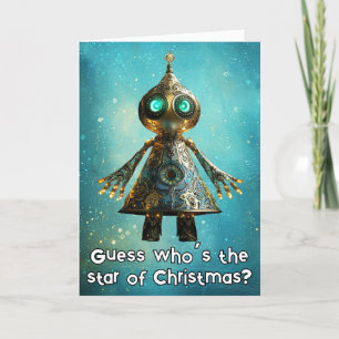 Tarjeta De Agradecimiento *~* Navidades mágicos brillantes y divertidos 13 A