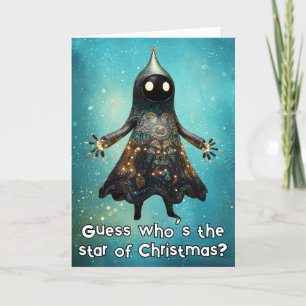 Tarjeta De Agradecimiento *~* Navidades mágicos brillantes y divertidos 15 A